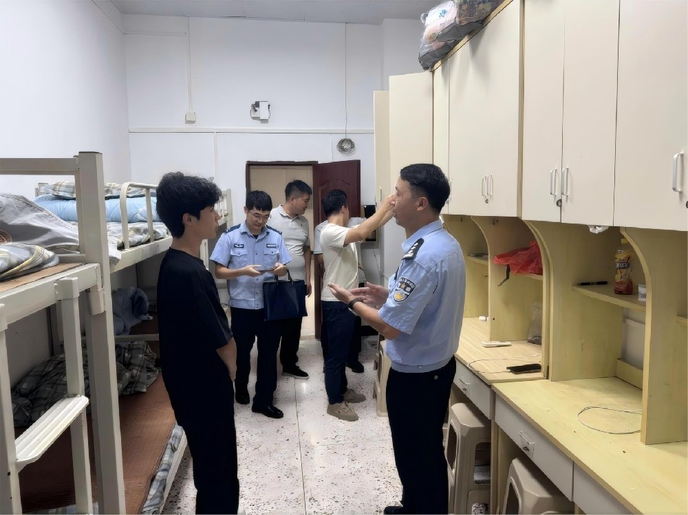 校园安全“警”相随！警校联合开展宿舍安全大检查